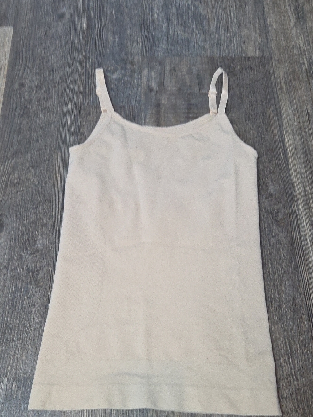 Womenโs Cream Adjustable-Strap Cinching Top